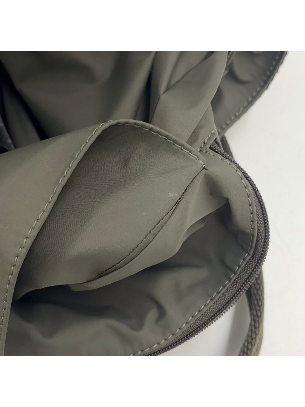 Balenciaga Amy Nylon Canvas Dark Green Handbag - Picture 7 of 15